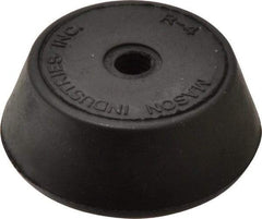 Mason Ind. - 3/8-16 Bolt Thread, 2-1/4" Wide Tapped Mount Leveling Pad & Mount - 250 Max Lb Capacity, 2-1/4" Base Diam - USA Tool & Supply
