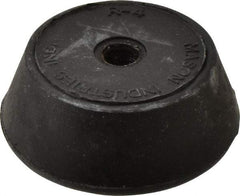 Mason Ind. - 3/8-16 Bolt Thread, 2-1/4" Wide Tapped Mount Leveling Pad & Mount - 400 Max Lb Capacity, 2-1/4" Base Diam - USA Tool & Supply