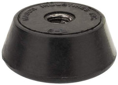 Mason Ind. - 1/2-13 Bolt Thread, 2-1/4" Wide Tapped Mount Leveling Pad & Mount - 1,000 Max Lb Capacity, 2-1/4" Base Diam - USA Tool & Supply