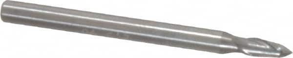 Magafor - 2.5mm Body Diam, 90°, 1-1/2" OAL, Solid Carbide Spotting Drill - USA Tool & Supply