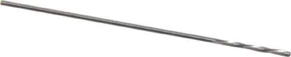 Magafor - 0.6198mm Solid Carbide 4 Flute Chucking Reamer - Spiral Flute, 0.0244" Straight Shank, 9/32" Flute Length, 1-5/16" OAL - USA Tool & Supply