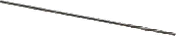 Magafor - 0.6401mm Solid Carbide 4 Flute Chucking Reamer - Spiral Flute, 0.0252" Straight Shank, 9/32" Flute Length, 1-5/16" OAL - USA Tool & Supply