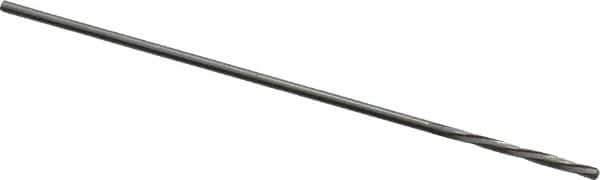 Magafor - 0.6502mm Solid Carbide 4 Flute Chucking Reamer - Spiral Flute, 0.0256" Straight Shank, 9/32" Flute Length, 1-5/16" OAL - USA Tool & Supply