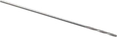 Magafor - #71 Solid Carbide 4 Flute Chucking Reamer - Spiral Flute, 0.026" Straight Shank, 9/32" Flute Length, 1-5/16" OAL - USA Tool & Supply