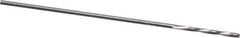 Magafor - 0.6807mm Solid Carbide 4 Flute Chucking Reamer - Spiral Flute, 0.0268" Straight Shank, 9/32" Flute Length, 1-5/16" OAL - USA Tool & Supply