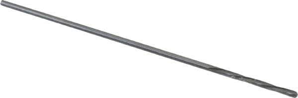 Magafor - 0.701mm Solid Carbide 4 Flute Chucking Reamer - Spiral Flute, 0.0276" Straight Shank, 9/32" Flute Length, 1-5/16" OAL - USA Tool & Supply