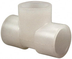 NIBCO - 4" Polypropylene Plastic Pipe Fitting - S x S x S End Connections - USA Tool & Supply