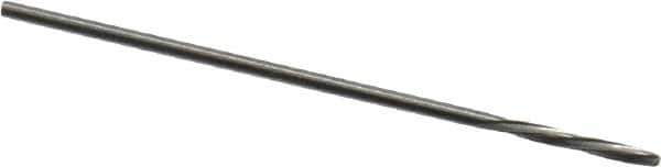 Magafor - 0.8509mm Solid Carbide 4 Flute Chucking Reamer - Spiral Flute, 0.0335" Straight Shank, 9/32" Flute Length, 1-5/16" OAL - USA Tool & Supply