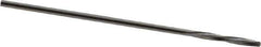 Magafor - 0.9296mm Solid Carbide 4 Flute Chucking Reamer - Spiral Flute, 0.0366" Straight Shank, 9/32" Flute Length, 1-5/16" OAL - USA Tool & Supply