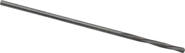 Magafor - 1.0998mm Solid Carbide 4 Flute Chucking Reamer - Spiral Flute, 0.0433" Straight Shank, 25/64" Flute Length, 1-9/16" OAL - USA Tool & Supply