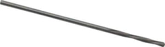 Magafor - 1.0998mm Solid Carbide 4 Flute Chucking Reamer - Spiral Flute, 0.0433" Straight Shank, 25/64" Flute Length, 1-9/16" OAL - USA Tool & Supply