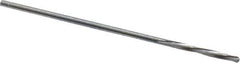 Magafor - 1.11mm Solid Carbide 4 Flute Chucking Reamer - Spiral Flute, 0.0437" Straight Shank, 25/64" Flute Length, 1-9/16" OAL - USA Tool & Supply