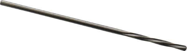 Magafor - 1.1303mm Solid Carbide 4 Flute Chucking Reamer - Spiral Flute, 0.0445" Straight Shank, 25/64" Flute Length, 1-9/16" OAL - USA Tool & Supply