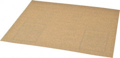 3M - 120 Grit, Aluminum Oxide Sanding Sheet - 11" Long x 9" Wide, Fine Grade, A Weighted Paper Backing - USA Tool & Supply