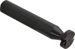 Cutting Tool Technologies - Shank Connection, 1/4" Cutting Width, 1/4" Depth of Cut, 1" Cutter Diam, 1 Tooth Indexable Slotting Cutter - 3/4" Shank Diam, DSSC Toolholder, 1215 Insert, Neutral Cutting Direction - USA Tool & Supply