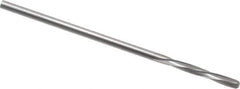 Magafor - 1.4097mm Solid Carbide 4 Flute Chucking Reamer - Spiral Flute, 0.0555" Straight Shank, 25/64" Flute Length, 1-9/16" OAL - USA Tool & Supply