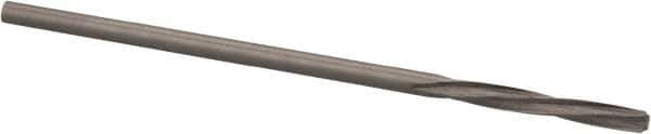 Magafor - 1.4402mm Solid Carbide 4 Flute Chucking Reamer - Spiral Flute, 0.0567" Straight Shank, 25/64" Flute Length, 1-9/16" OAL - USA Tool & Supply