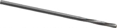 Magafor - 1.491mm Solid Carbide 4 Flute Chucking Reamer - Spiral Flute, 0.0587" Straight Shank, 25/64" Flute Length, 1-9/16" OAL - USA Tool & Supply