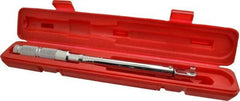 Proto - 3/8" Drive Micrometer Fixed Head Torque Wrench - 200 In/Lb to 119 N/m Torque, 15-13/64" OAL, 5 In/Lb Graduation, Ratchet Head - USA Tool & Supply