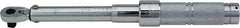 Proto - 3/8" Drive Micrometer Type Ratchet Head Torque Wrench - 200 In/Lb to 119 N/m Torque, 15-1/2" OAL, 5 In/Lb Graduation, Ratchet Head - USA Tool & Supply