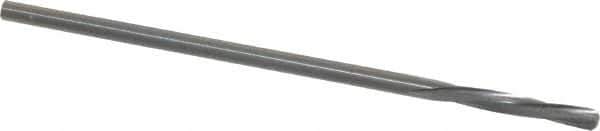 Magafor - 1.7399mm Solid Carbide 4 Flute Chucking Reamer - Spiral Flute, 0.0685" Straight Shank, 7/16" Flute Length, 1-31/32" OAL - USA Tool & Supply