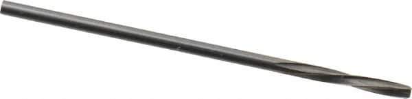 Magafor - 1.7907mm Solid Carbide 4 Flute Chucking Reamer - Spiral Flute, 0.0705" Straight Shank, 7/16" Flute Length, 1-31/32" OAL - USA Tool & Supply