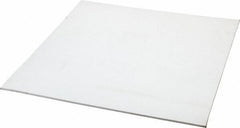 Made in USA - 12" Long, 12" Wide, 1/8" Thick, Silicone Rubber Foam Sheet - 35 to 45 Durometer, White, -20 to 500°F, 640 psi Tensile Strength, Plain Backing, Stock Length - USA Tool & Supply