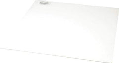 Made in USA - 12" Long, 12" Wide, 0.031" Thick, Silicone Rubber Foam Sheet - 35 to 45 Durometer, White, -20 to 500°F, 640 psi Tensile Strength, Adhesive Backing, Stock Length - USA Tool & Supply