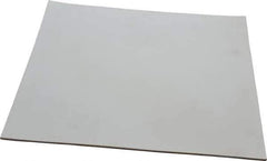 Made in USA - 12" Long, 12" Wide, 1/8" Thick, Silicone Rubber Foam Sheet - 35 to 45 Durometer, White, -20 to 500°F, 640 psi Tensile Strength, Adhesive Backing, Stock Length - USA Tool & Supply