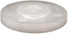 NIBCO - 2" Pipe, 6" OD, Polypropylene Blind Pipe Flange - Schedule 80, Natural - USA Tool & Supply
