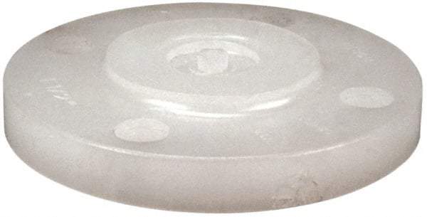 NIBCO - 1/2" Pipe, 3-1/2" OD, Polypropylene Blind Pipe Flange - Schedule 80, Natural - USA Tool & Supply