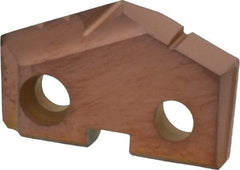 Allied Machine and Engineering - 1" Diam x 3/16" Thick, Seat Code 2, 132° Included Angle Spade Drill Insert - AM200 Coated, Cobalt, Grade Super Cobalt, Series GEN2 T-A - USA Tool & Supply