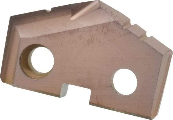 Allied Machine and Engineering - 1-1/32" Diam x 3/16" Thick, Seat Code 2, 132° Included Angle Spade Drill Insert - AM200 Coated, Cobalt, Grade Super Cobalt, Series GEN2 T-A - USA Tool & Supply