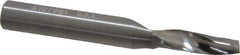 Onsrud - 3/16" Cutting Diam x 5/8" Length of Cut, 1 Flute, Upcut Spiral Router Bit - Uncoated, Right Hand Cut, Solid Carbide, 2" OAL x 1/4" Shank Diam, Single Edge, 21° Helix Angle - USA Tool & Supply