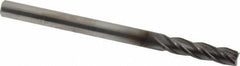 OSG - 1/8", 1/2" LOC, 1/8" Shank Diam, 1-3/4" OAL, 4 Flute, Solid Carbide Square End Mill - Single End, Diamond Finish, Spiral Flute, 30° Helix, Centercutting, Right Hand Cut, Right Hand Flute, Series 7040 - USA Tool & Supply