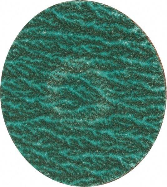 Merit Abrasives - 2" Disc Diam, 120 Grit, Zirconia Alumina Quick Change Disc - Type S Attaching System, Coated, Blue, Fine Grade, 30,000 RPM - USA Tool & Supply