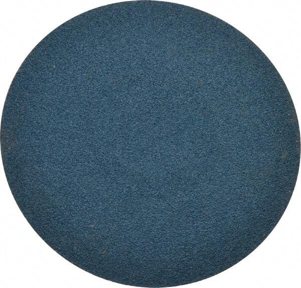 Merit Abrasives - 3" Disc Diam, 120 Grit, Zirconia Alumina Quick Change Disc - Type S Attaching System, Coated, Blue, Fine Grade, 20,000 RPM, R801 Series - USA Tool & Supply