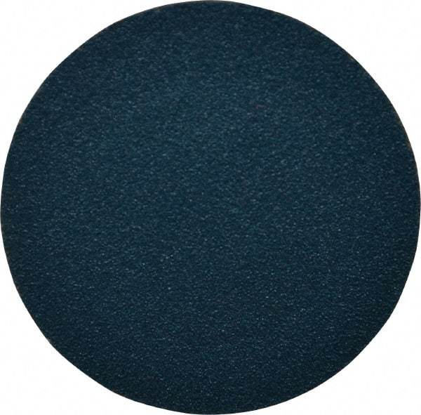 Merit Abrasives - 2" Disc Diam, 120 Grit, Zirconia Alumina Quick Change Disc - Type R Attaching System, Coated, Blue, Fine Grade, 30,000 RPM, KY672 Series - USA Tool & Supply