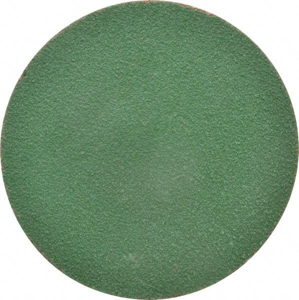 Merit Abrasives - 3" Disc Diam, 60 Grit, Zirconia Alumina Quick Change Disc - Type R Attaching System, Coated, Green, Medium Grade, 20,000 RPM - USA Tool & Supply