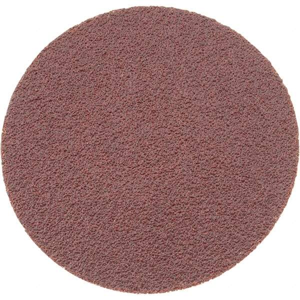 Merit Abrasives - 2" Disc Diam, 80 Grit, Aluminum Oxide Quick Change Disc - Type P Attaching System, Coated, Medium Grade, 30,000 RPM, R801 Series - USA Tool & Supply