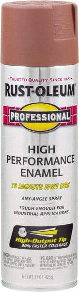 Rust-Oleum - 15 oz Red Aerosol Primer - 14 Sq Ft/Gal, Direct to Metal, Quick Drying, Interior/Exterior - USA Tool & Supply