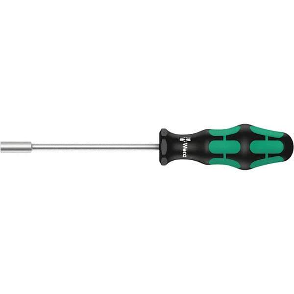 Wera - 3mm Solid Shaft Nutdriver - Cushion Grip Handle, 223mm OAL - USA Tool & Supply