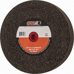 Camel Grinding Wheels - 36 Grit Aluminum Oxide Bench & Pedestal Grinding Wheel - 10" Diam x 1-1/4" Hole x 2" Thick, O Hardness, Very Coarse Grade , Bond - USA Tool & Supply