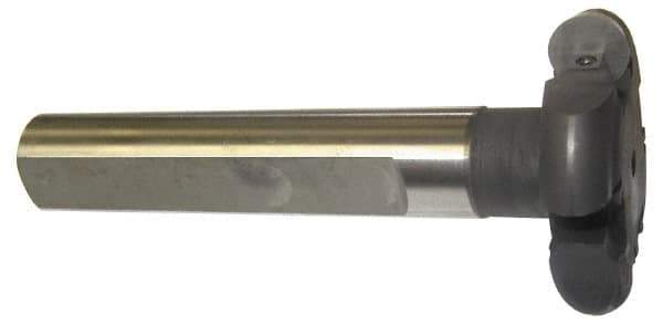 Cutting Tool Technologies - Shank Connection, 3/16" Cutting Width, 0.37" Depth of Cut, 1-1/2" Cutter Diam, Indexable Slotting Cutter - 3/4" Shank Diam, RT Toolholder, RDC 1.51.5 Insert - USA Tool & Supply