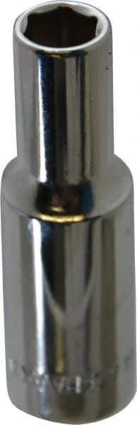 Blackhawk by Proto - 3/8" Drive, Deep Hand Socket - 6 Points, 2-7/64" OAL, Chrome Finish - USA Tool & Supply