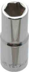 Blackhawk by Proto - 3/8" Drive, Deep Hand Socket - 6 Points, 1-13/16" OAL, Chrome Finish - USA Tool & Supply