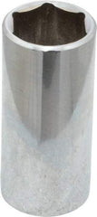 Blackhawk by Proto - 3/8" Drive, Deep Hand Socket - 6 Points, 2-13/64" OAL, Chrome Finish - USA Tool & Supply