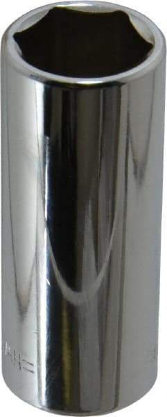 Blackhawk by Proto - 5/8", 3/8" Drive, Deep Hand Socket - 6 Points, 2-3/32" OAL, Chrome Finish - USA Tool & Supply