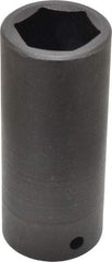 Blackhawk by Proto - 1/2" Drive 1" Deep Impact Socket - 6 Points, 3-1/2" OAL - USA Tool & Supply