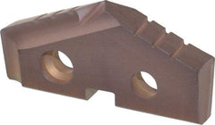 Allied Machine and Engineering - 1-5/16" Diam x 3/16" Thick, Seat Code 2, 132° Included Angle Spade Drill Insert - AM200 Coated, Cobalt, Grade Super Cobalt, Series GEN2 T-A - USA Tool & Supply